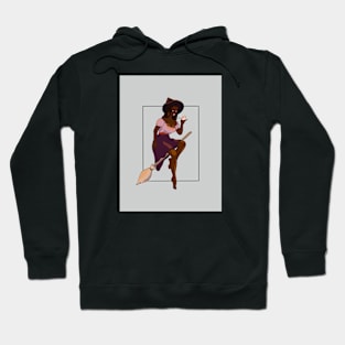 Magical Witch Flying On Her Broom Hoodie